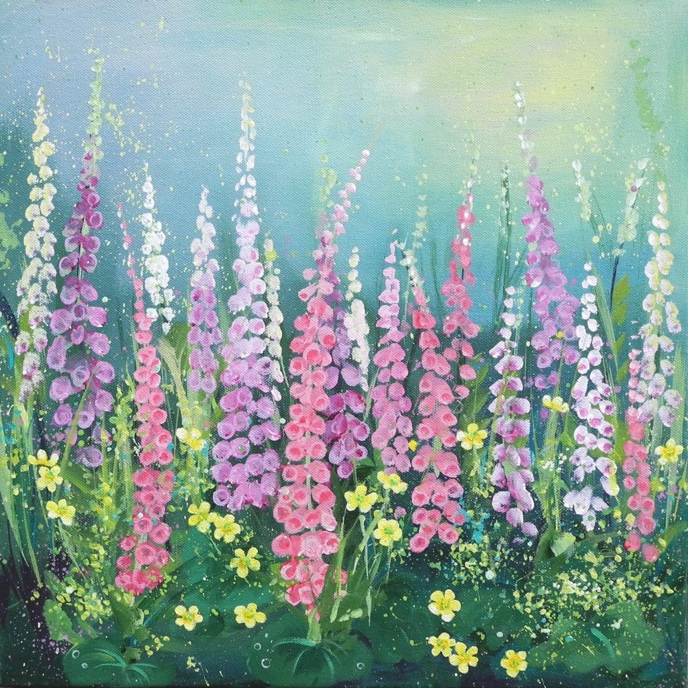 Flowerscape 12- Foxgloves