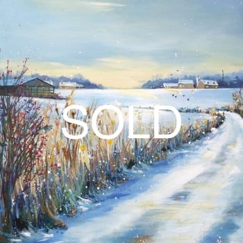 SOLD - Winterscape 2- Cotswold Chill