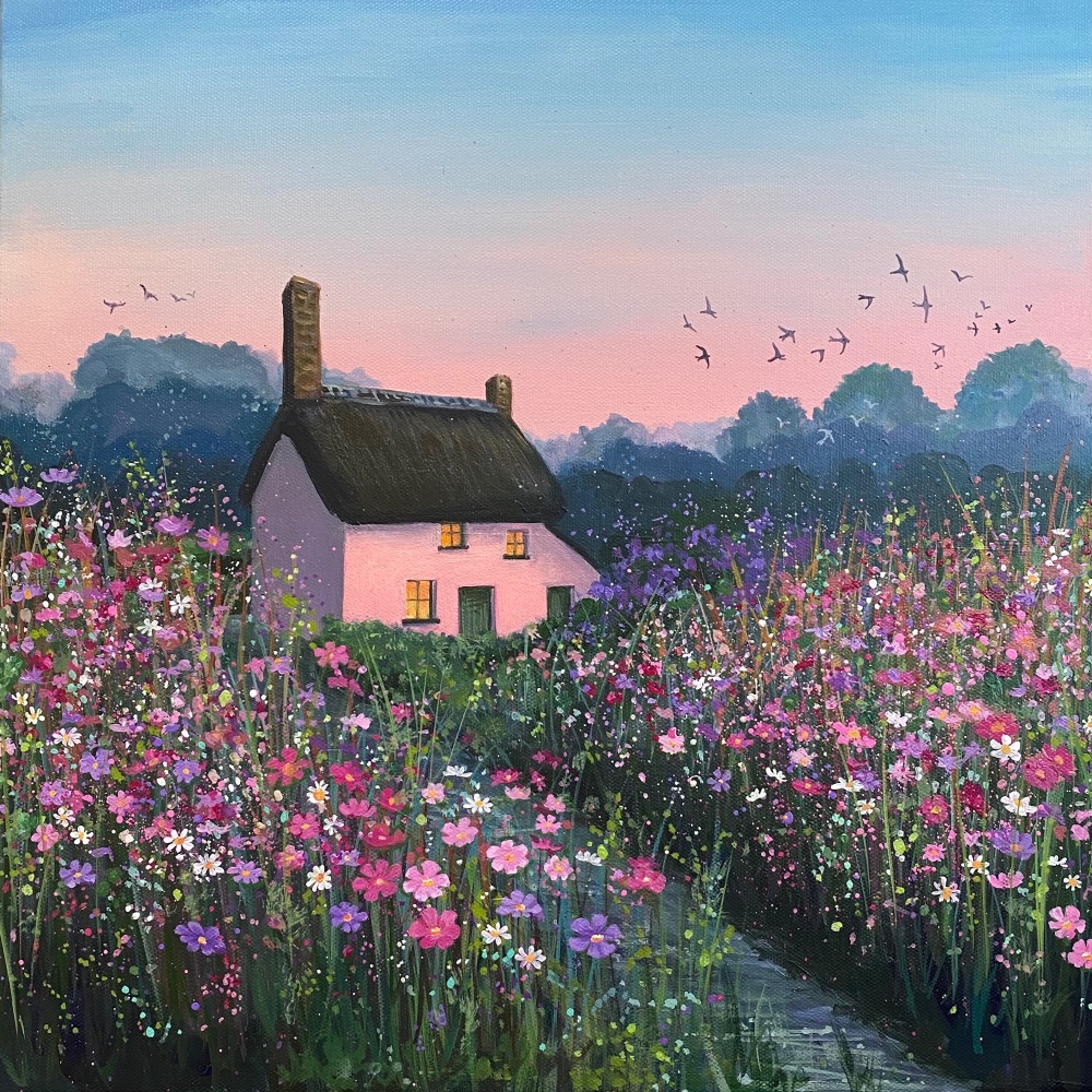 Pink Cottage - PRINT