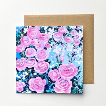 Flowerscape 11- Roses CARD