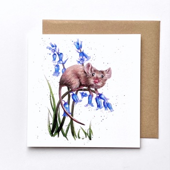 Bluebell Mouse Card