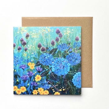 Flowerscape 10- Hydrangeas Card