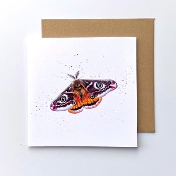 Emperor Moth Card