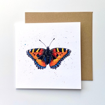 Tortoiseshell Butterfly Card