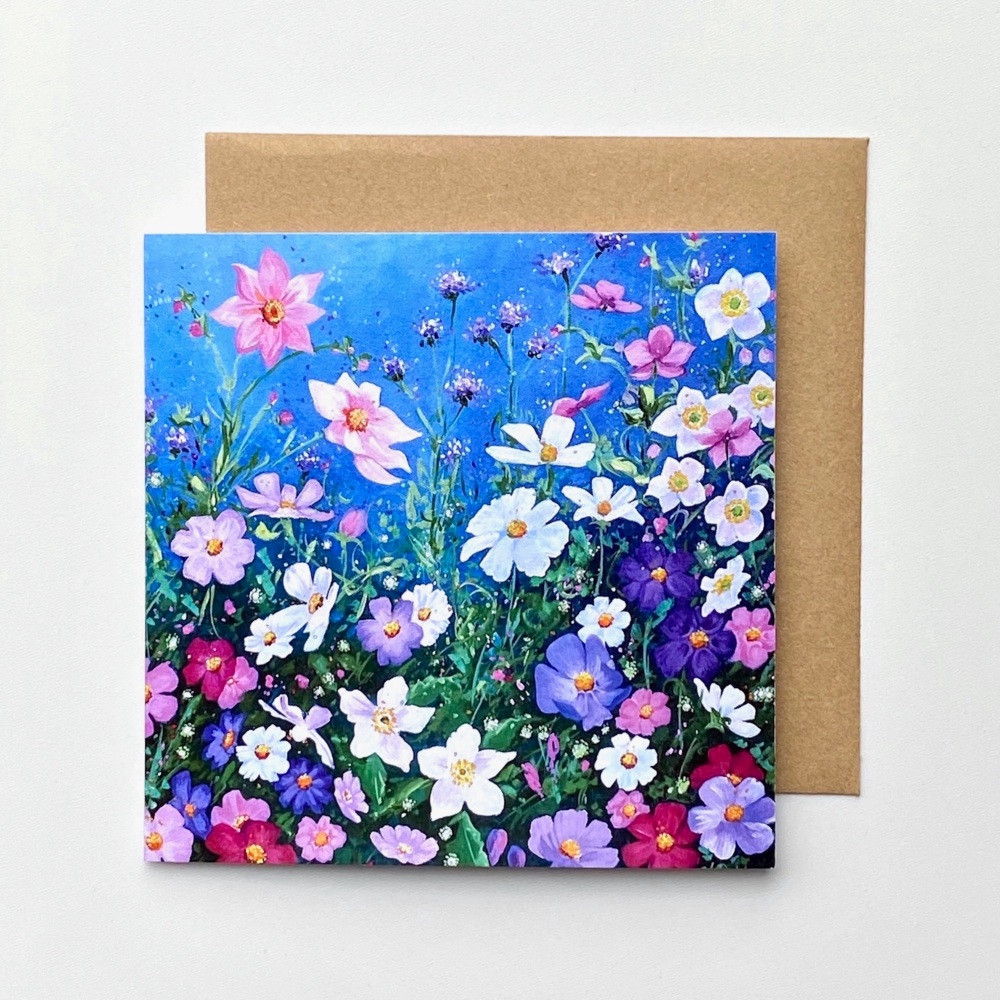 Flowerscape No. 7 Card