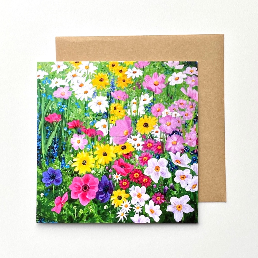 Flowerscape No. 6 Card