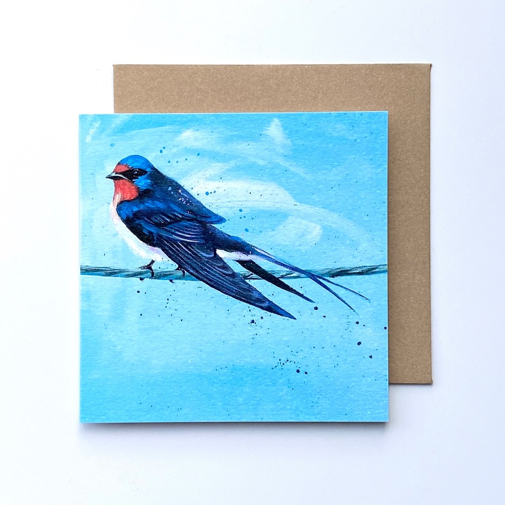 Barn Swallow Card