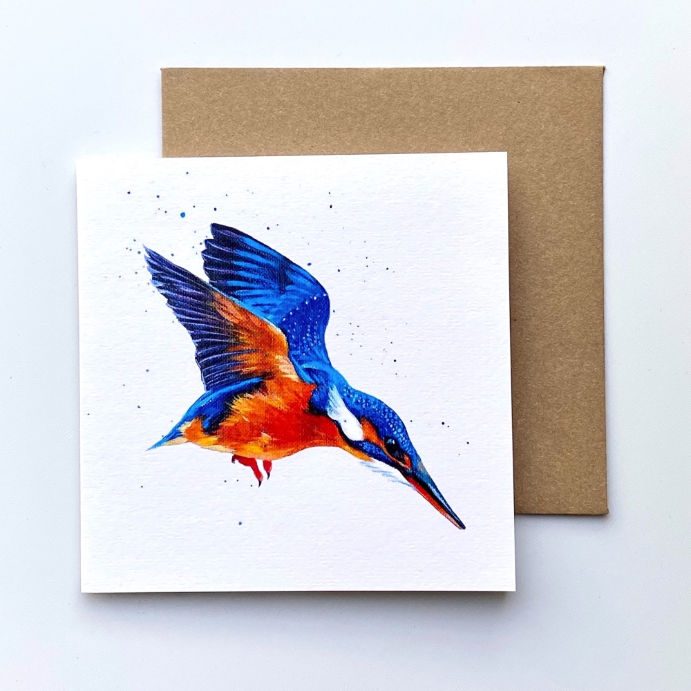 Kingfisher Dive CARD