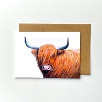 Hamish- Highland Cow CARD