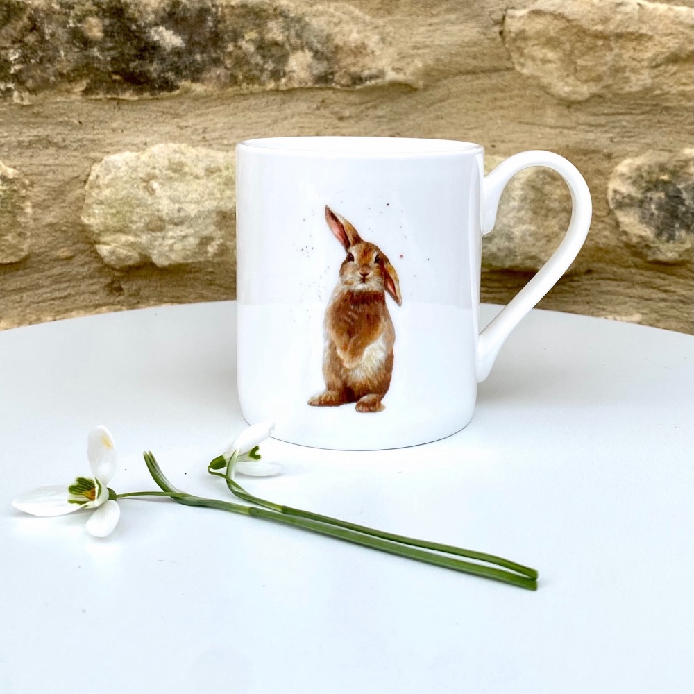 Easter Sale -Fine Bone China Bunny Mug