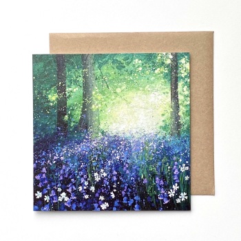 SPRINGSCAPE- Badbury Bluebells CARD