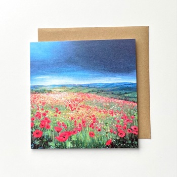 SPRINGSCAPE- Faringdon Poppies CARD