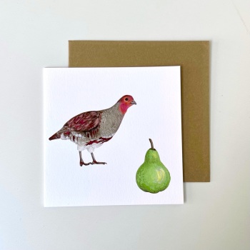 Partridge & Pear CARD