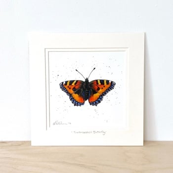 Tortoiseshell Butterfly Mini Print