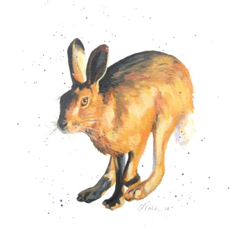 Hare On The Run -Art Print