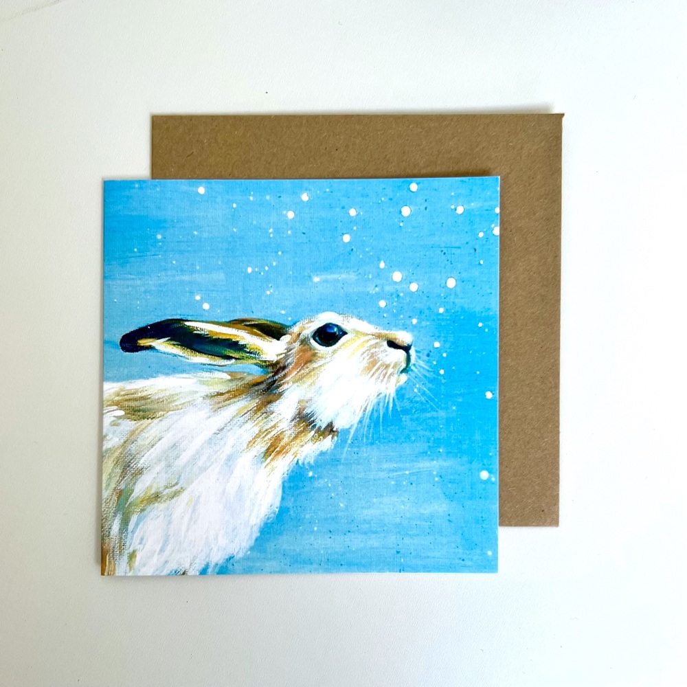 Monty- Mountain Hare CARD
