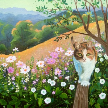 Cosmos Cat- PRINT