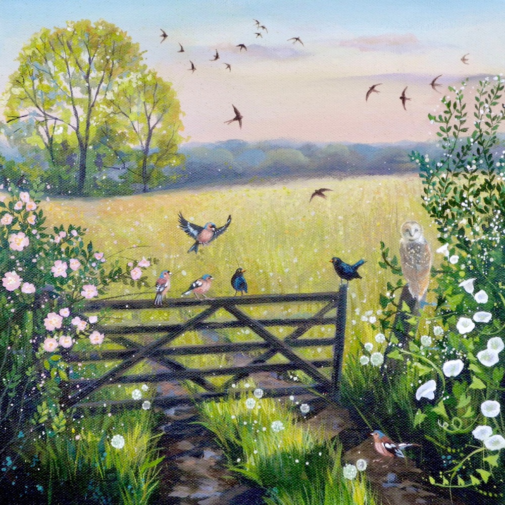 Bird Song- ORIGINAL CANVAS