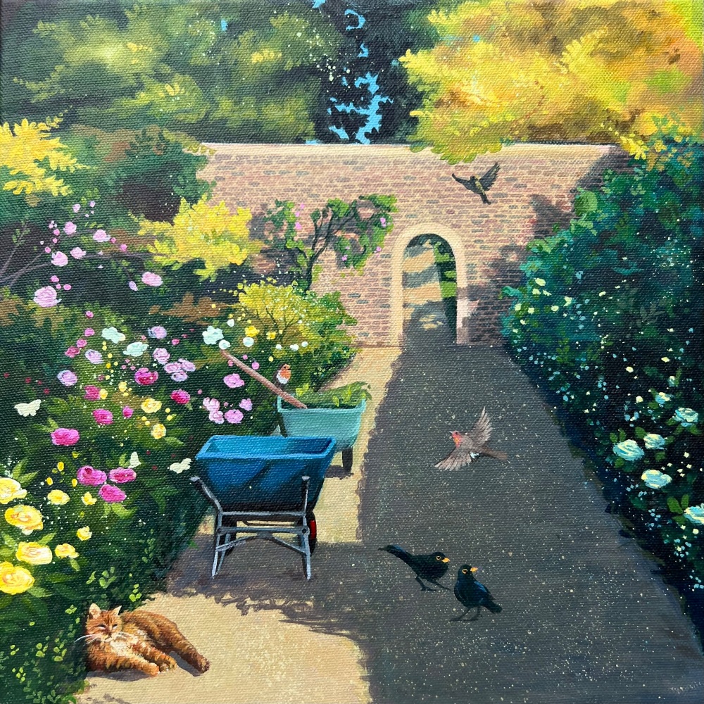 The Rose Garden- ORIGINAL PAINTING