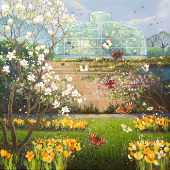 Spring At The Botanical Gardens Art Print