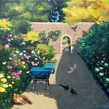 The Rose Garden Art Print