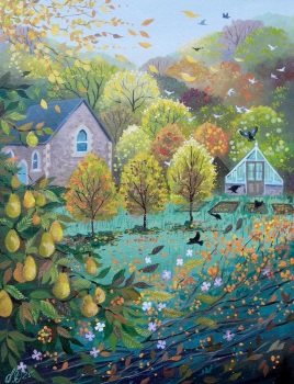 October Orchard- Original Painting