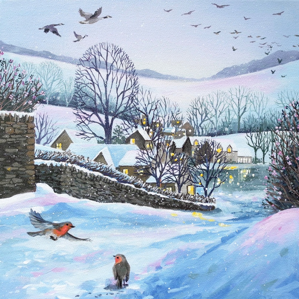 Twinkling Lights- Original Painting