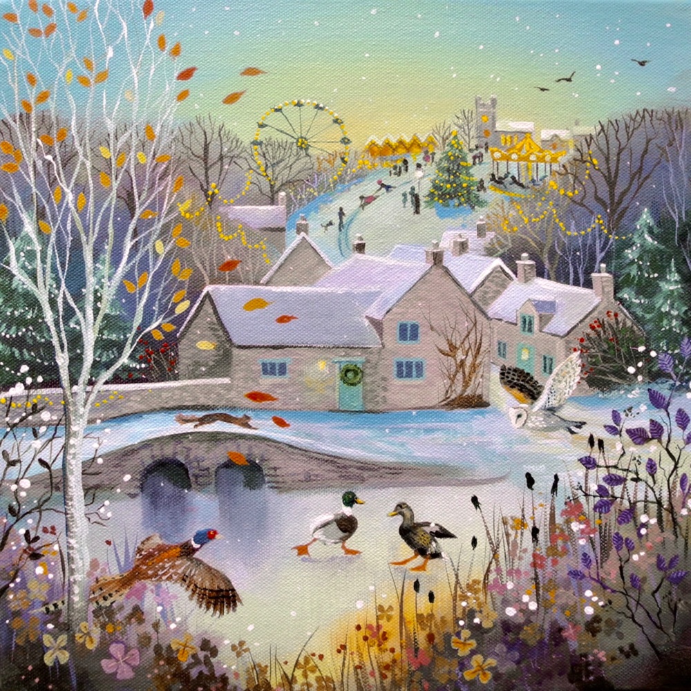 Skating On Thin Ice- ORIGINAL PAINTING