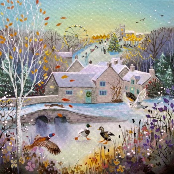 Skating On Thin Ice- ORIGINAL PAINTING