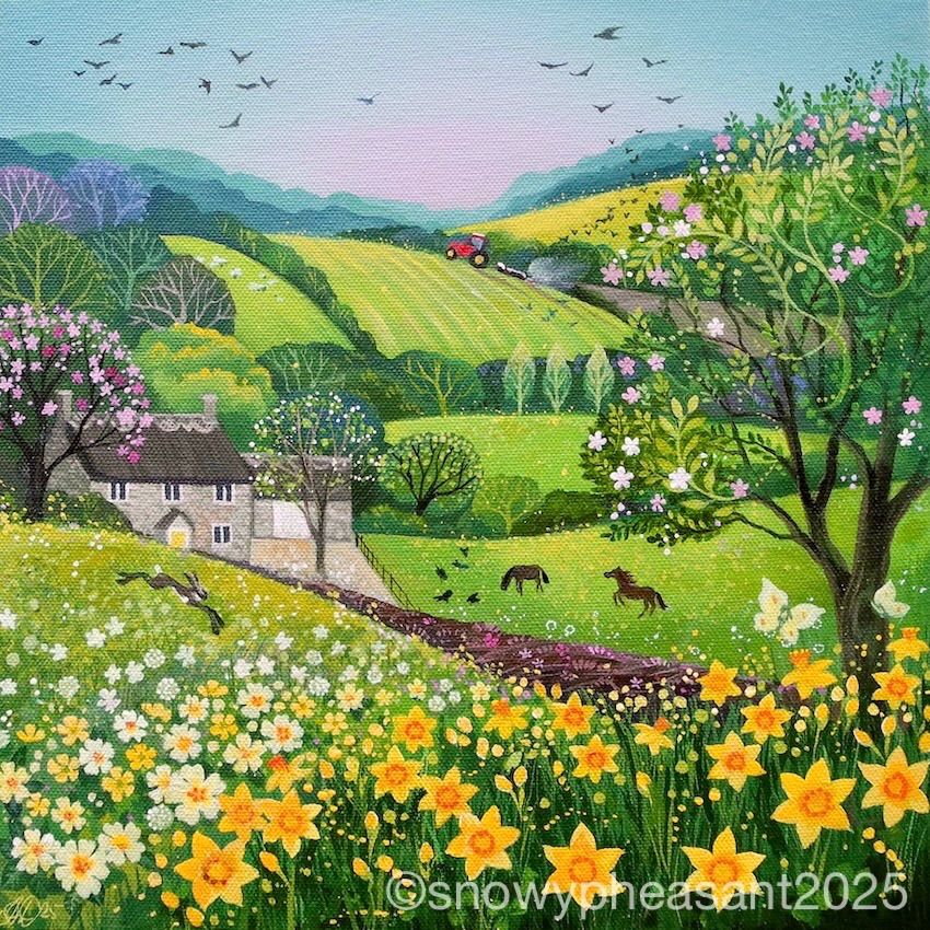 Blossom Farm- ORIGINAL PAINTING