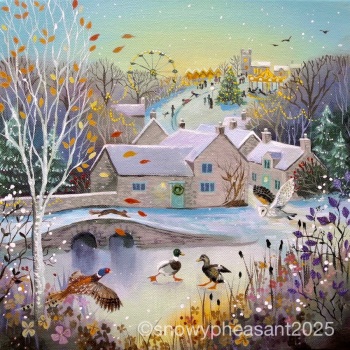Skating On Thin Ice- ORIGINAL PAINTING
