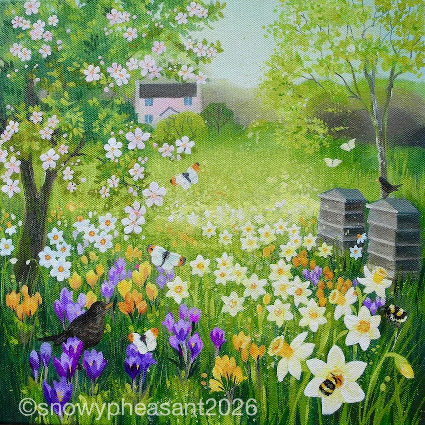 Beehives- ORIGINAL PAINTING