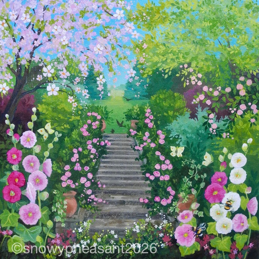 Spring Pinks- ORIGINAL PAINTING