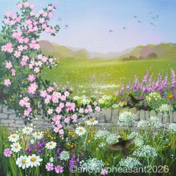 Wild Roses- ORIGINAL PAINTING