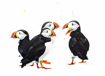 Puffin Party PRINT