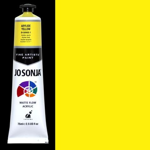 Arylide Yellow - Jo Sonja 75ml Artist Quality Acryllic Paint - Series 1