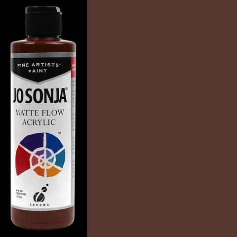 Brown Earth - Jo Sonja 250ml Bottle Artist Quality Acryllic Paint - Series 