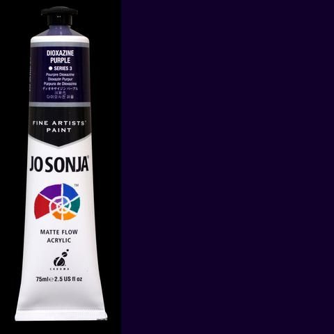 Diox Purple - Jo Sonja 75ml Artist Quality Acryllic Paint - Series 3