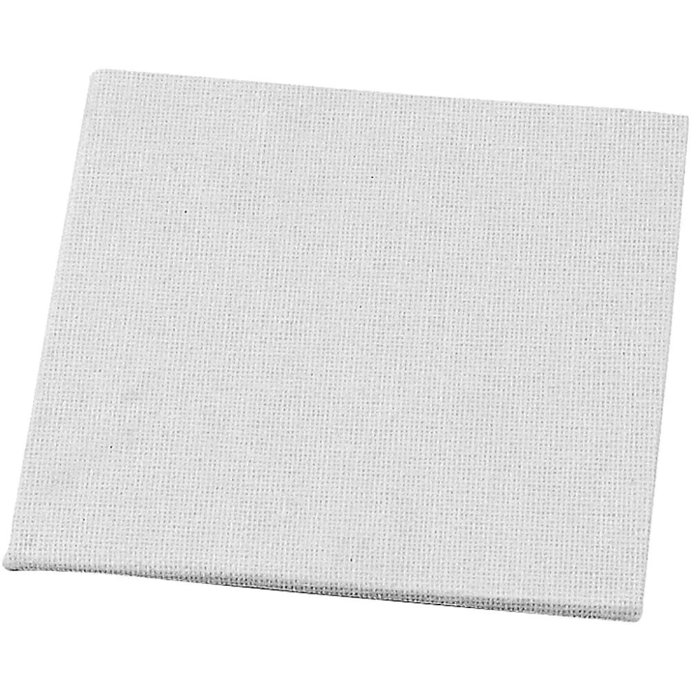 Canvas Panel 12.4x12.4cm 3mm thick, pack of 6