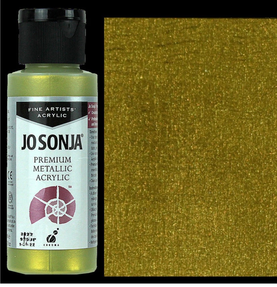 Green Gold Jo Sonjas Premium Metallics 60ml