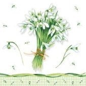 Bunch of Snowdrops 25x25 (24b)