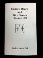 Historic Board and Dice Games - Roman to 1800