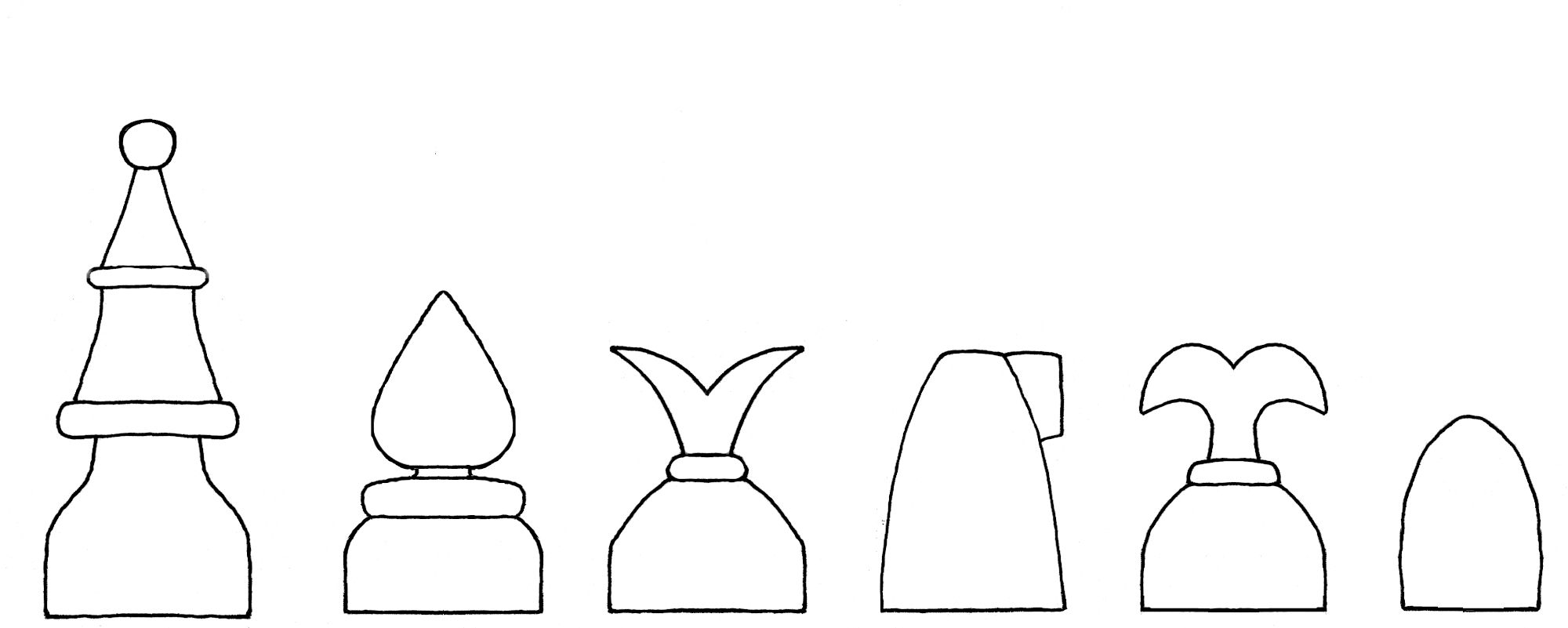 Caxton chess set interpretive diagram