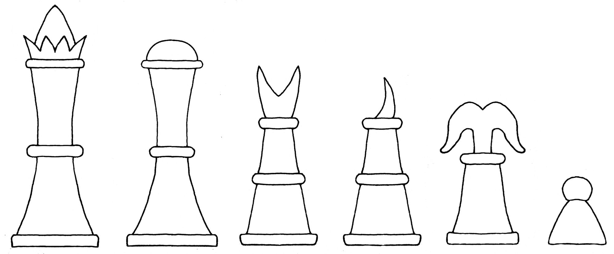  Interpretive diagram of the Publicius chess set