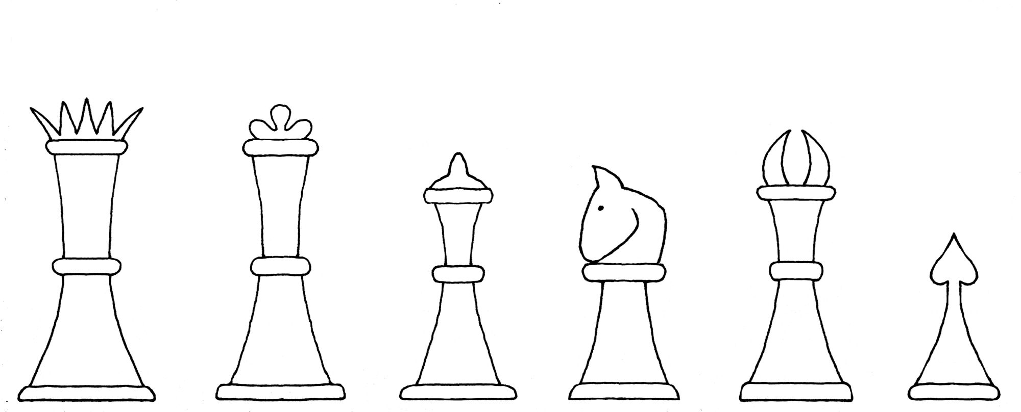 Lucena chess set interpretive diagram