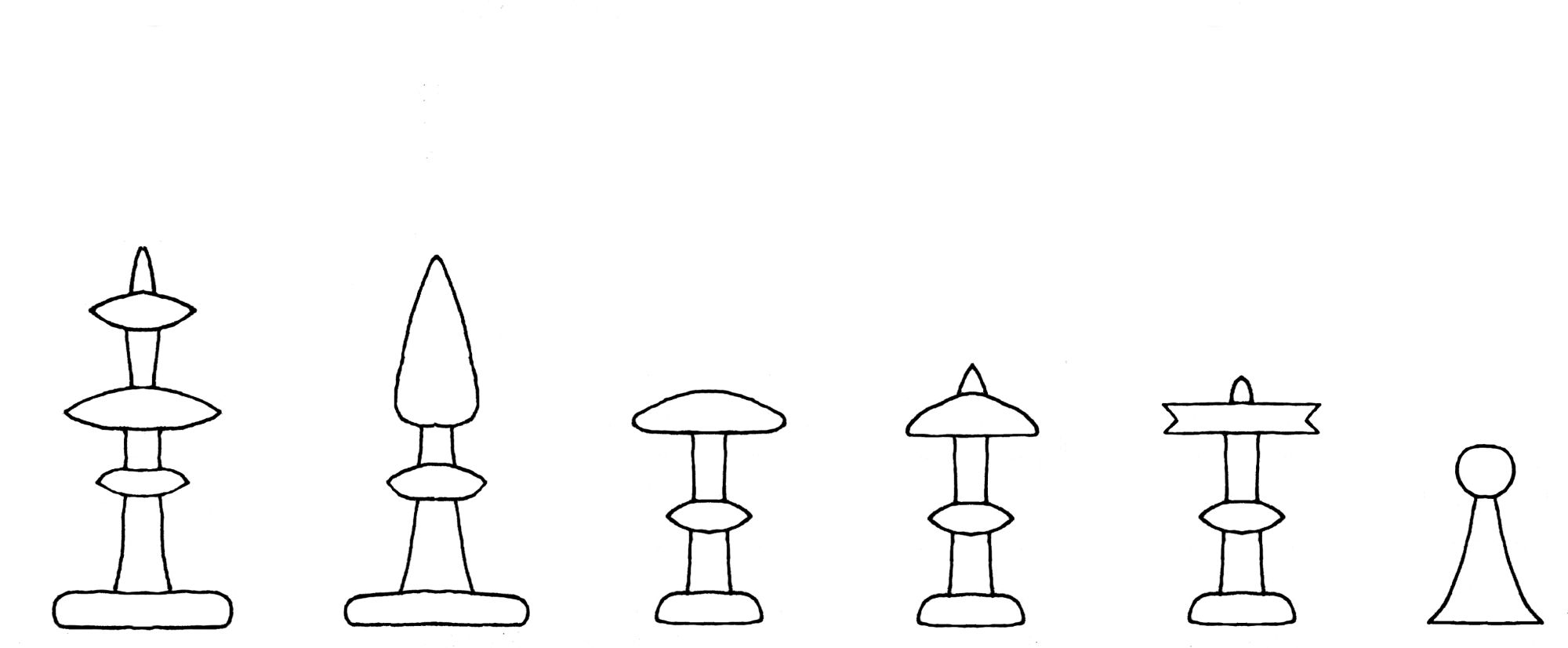 Pacioli chess set interpretive diagram
