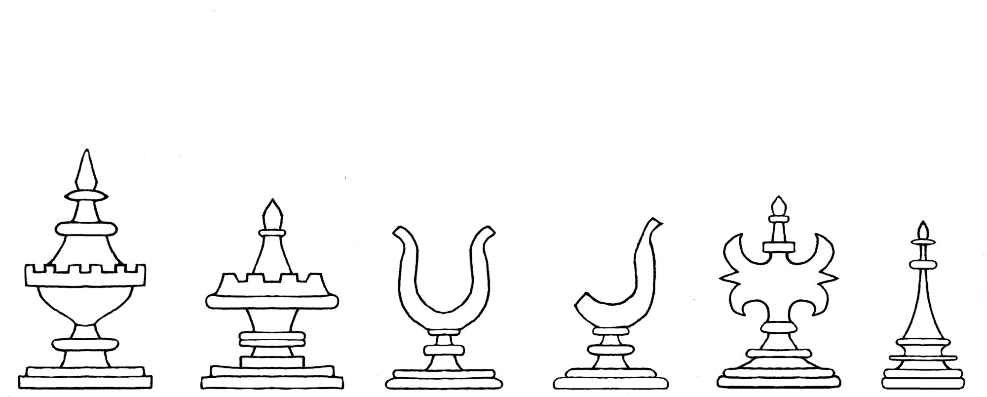 Kobel chess set number 2 interpretive diagram