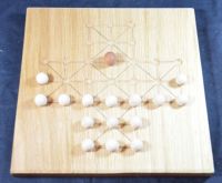 Fox and Geese - large oak board