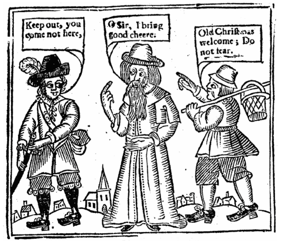Frontispiece to ''The Vindication of Christmas'' by John Taylor, 1652