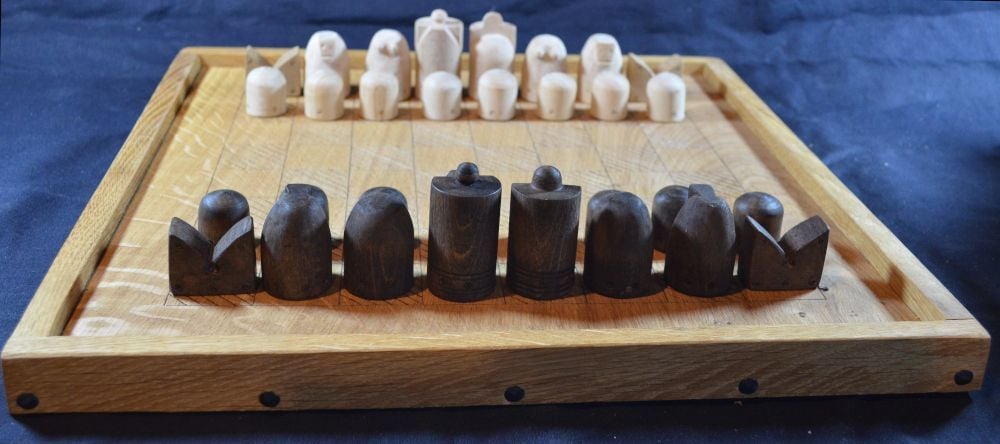 Reconstruction of an early medieval chess set
